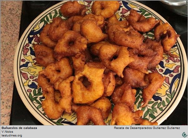 Buñuelos de calabaza, Ribera del Jucar