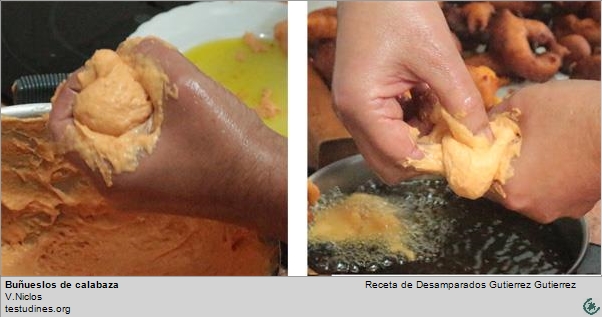 Buñuelos de calabaza ribera del jucar